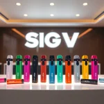 Buy HQD Surv kaufen featuring various colorful vape flavors, promoting vibrant and stylish vaping options.