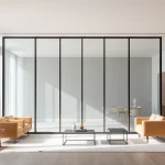 Enhance your space with a Folding Partition Wall featuring a sleek and modern design.