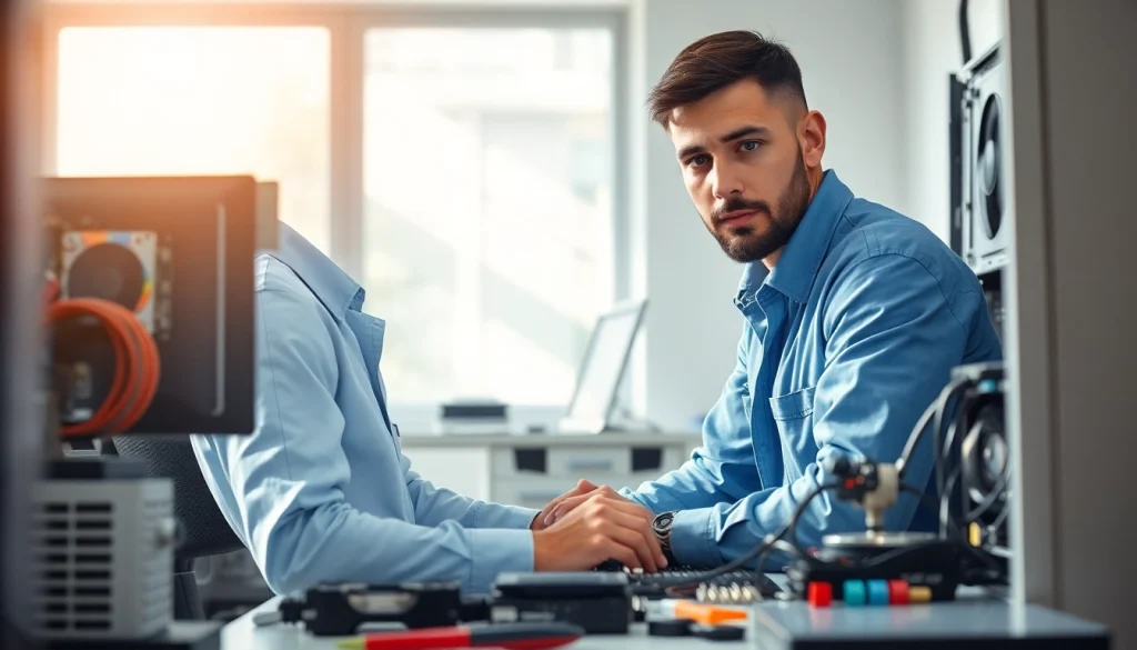 Riparazione pc Torino effettuata da un tecnico professionista con strumenti specializzati.