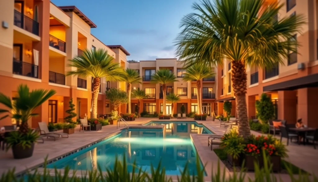 View of glendale az apartments offering modern architecture and an inviting atmosphere.