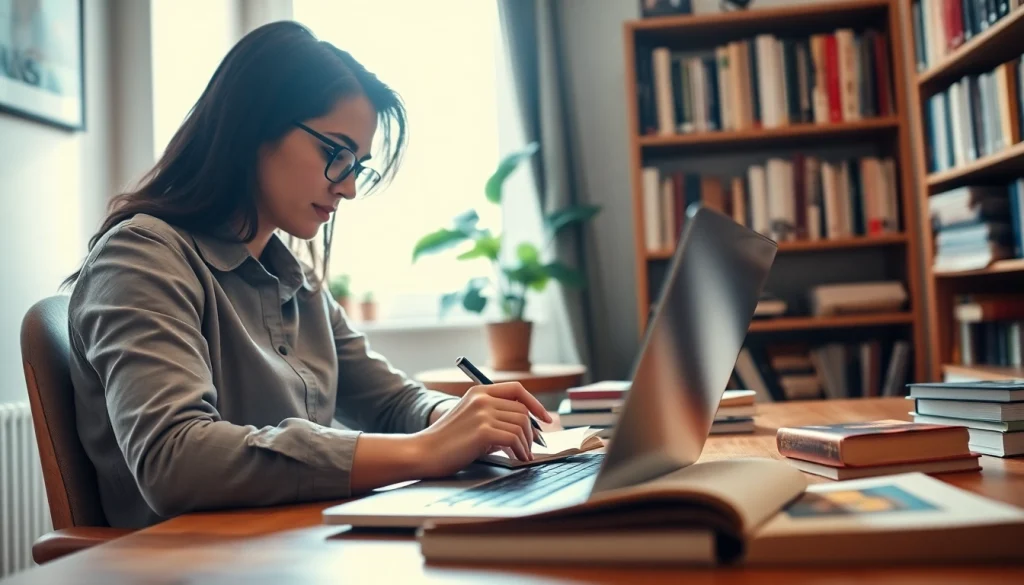 Enhance your knowledge with online university degrees from UK in a serene home setting.