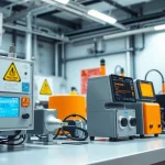 Hydrogen Cyanide detection technology highlighted in a modern laboratory.