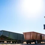 Explore a selection of durable dumpster trailers for sale, showcasing quality and reliability in trailers.