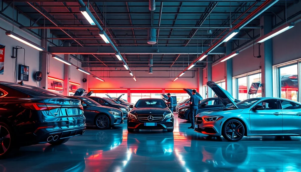 Car service Atlanta providing expert vehicle maintenance and repair services in a welcoming garage environment.