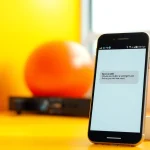 View of smspva service interface on a mobile device displaying SMS notifications.