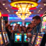 Rasakan keseruan judi slot online batman138 dengan mesin slot berwarna cerah dan penonton bersemangat.