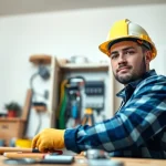 Electrician providing Electrical Service with expertise in a professional home environment.