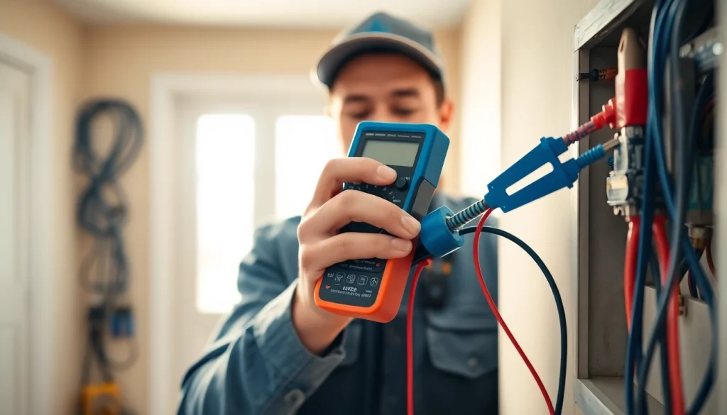 Evaluate Electrical Service with a skilled electrician inspecting a circuit panel.