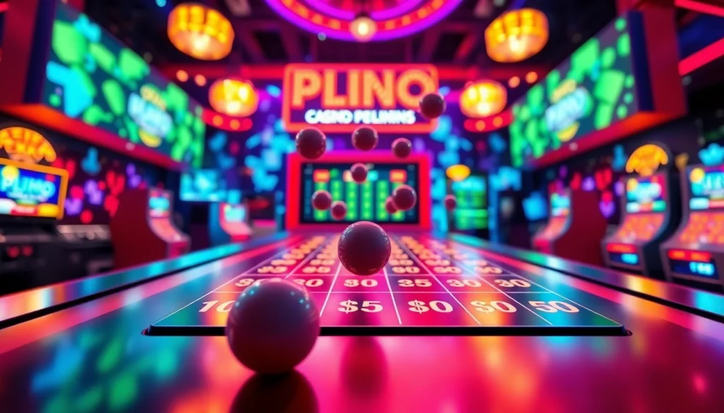 Играть плинко в казино с захватывающей игрой на интерактивной доске.