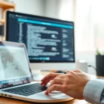 Get reliable computer help near me from a skilled technician in a welcoming home office.