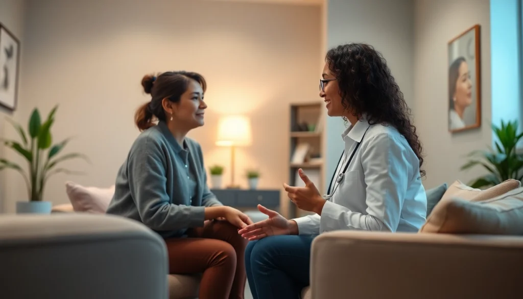 Engage with a qualified attachment theory specialist in a warm counseling setting for effective therapy.