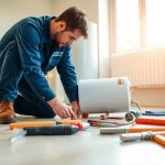 Expert handling water heater installation in Raleigh with professionalism and precision.