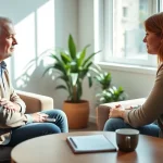 Engaging session with an attachment theory coach guiding clients toward healthier relationships.