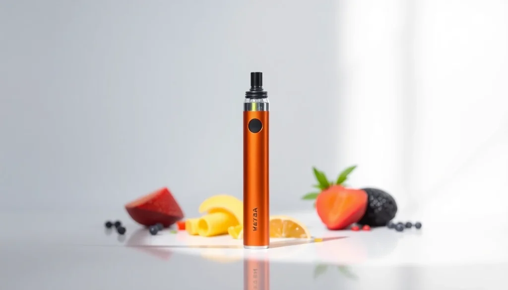 Showcasing NEXA Ultra 50000 Puffs disposable vape with sleek design and vibrant colors