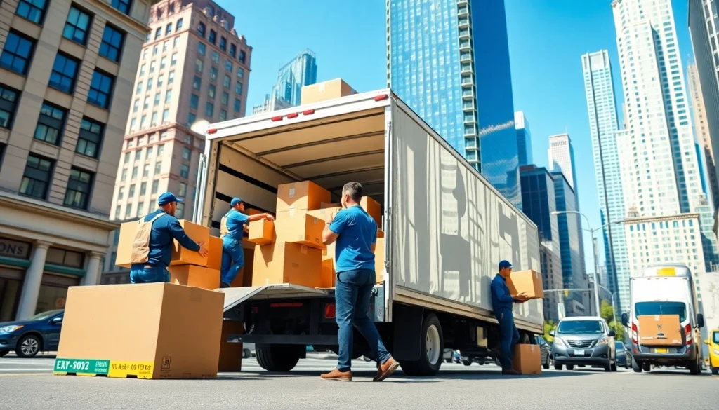 Professional movers packing items in NYC for Cheap movers nyc services.