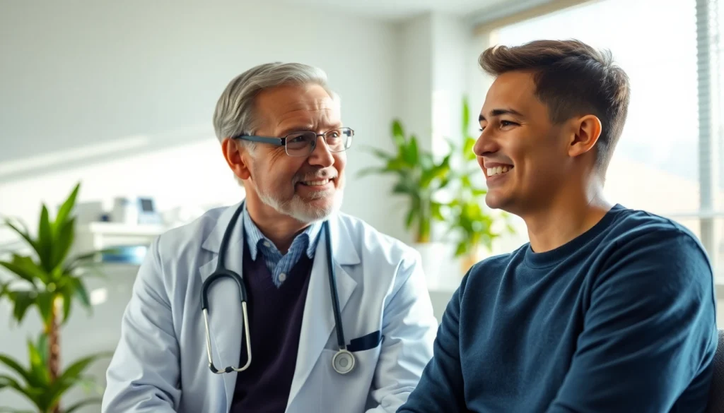 Parker medical las vegas showcasing a doctor providing personalized healthcare to a patient in a warm, inviting office.