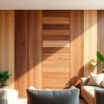 Explore stunning 3D wood wall panels enhancing the beauty of modern interiors.